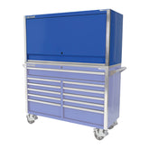 Kincrome TOOL ARMOUR 2 Piece Hutch & Trolley Combo 11 Drawer 1500mm (59") | K77850
